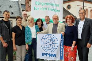Flaggentag der Mayors for Peace 2025Aschaffenburg