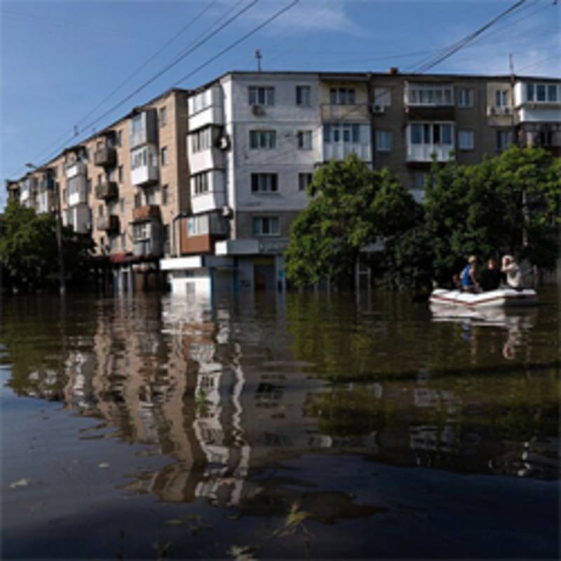 Cherson nach Zerstörung des Kachowka Staudamms (06. Juni 2023). Foto: State Emergency Service of Ukraine/Creative Commons 4.0 International