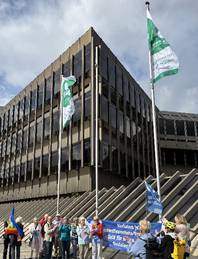 Flaggentag der Mayors for Peace 2025 Bielefeld