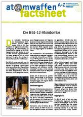 Factsheet: Die B61-12-Atombombe