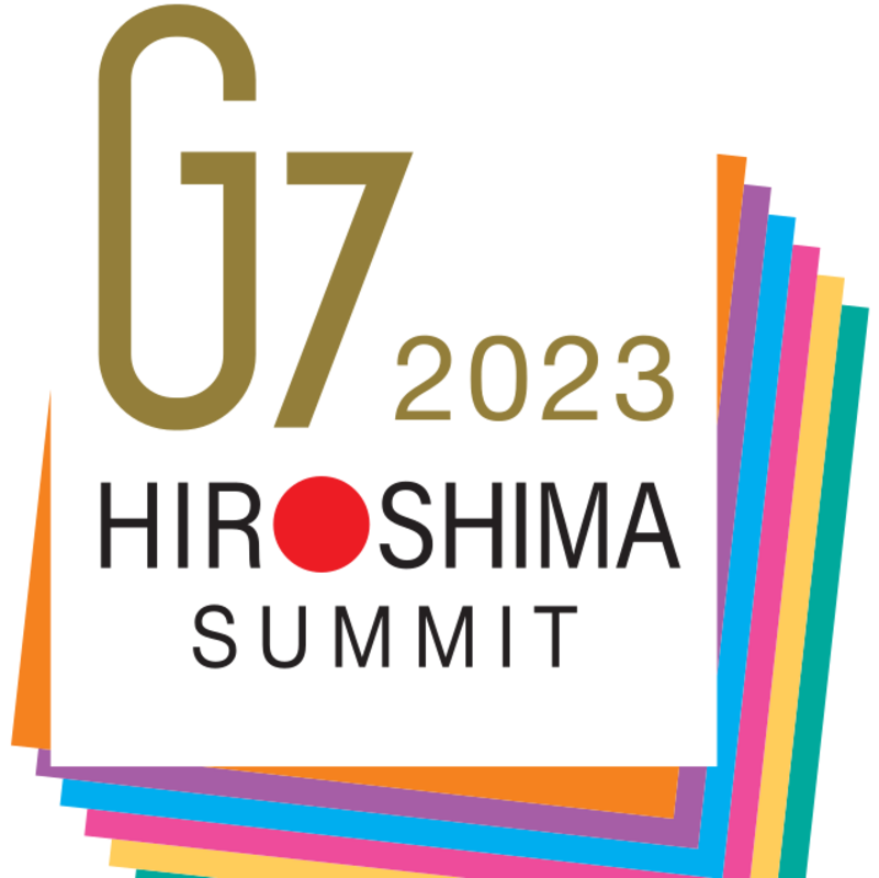 G7 Gipfel 2023 in Hiroshima (Logo). Foto: 草野敬一& 外務省大臣官房G7広島サミット事務局