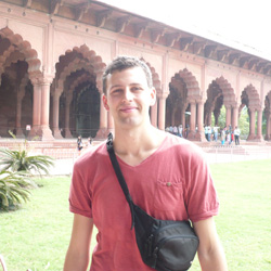 Philipp Rumpf in New Delhi. Foto: privat