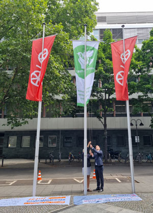 Flaggentag der Mayors for Peace 2025 Mainz