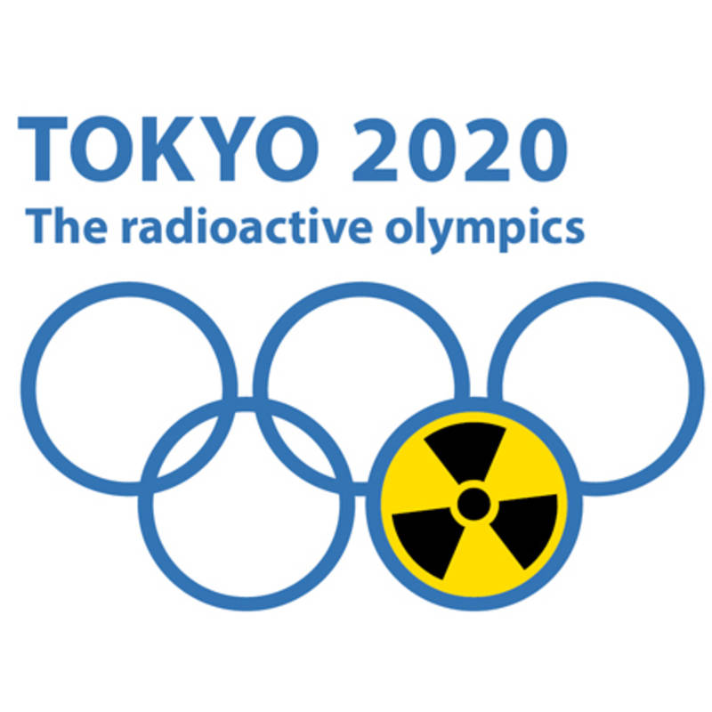 Logo der Kampagne "Tokyo 2020 - The Radioactive Olympics", Grafik: IPPNW