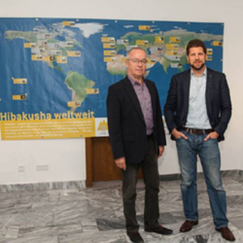 PPNW-Hibakusha-Ausstellung beim International Uranium Film Festival in Berlin 2018, Foto: International Film Festival