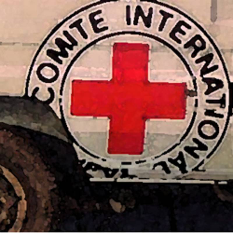 Auto des Internationalen Komitees des Roten Kreuzes. Foto: IPPNW