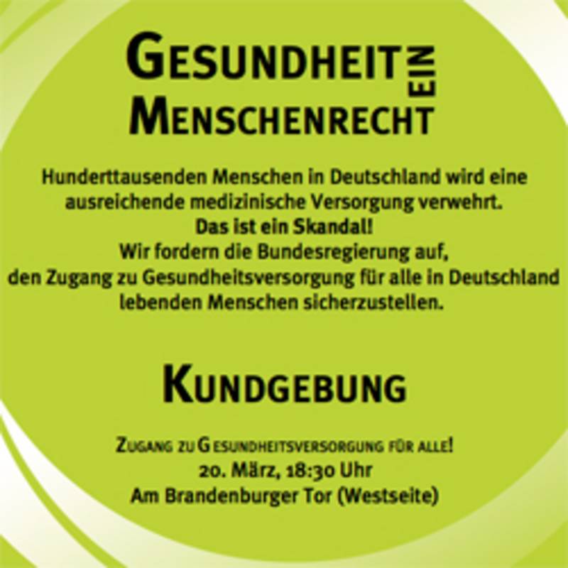Gesundheit ist ein Menschenrecht, Logo: www.gesundheit-ein-menschenrecht.de/